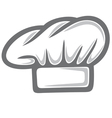 White chef hat vector image