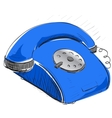 Vintage phone vector image