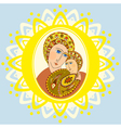 Mother of God vector image