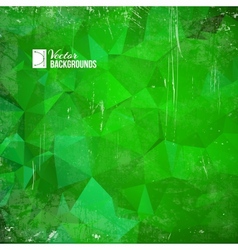 Green triangle vector image