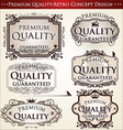 Premium quality retro concept design vector image