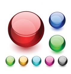 Aqua balls vector image