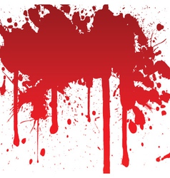 Bloody splash vector image