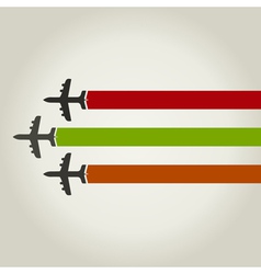 Plane vector image