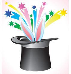 Magic hat vector image
