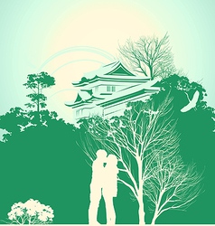 Couple kissing Couple kissing vector image