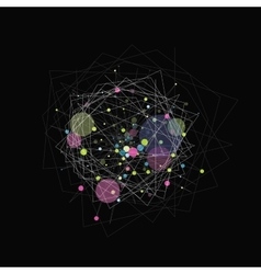 Abstract geometrical background vector image