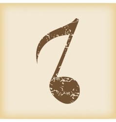 8th note picture icon Royalty Free Vector Image
