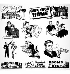 Real estate vector image