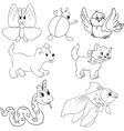 Set of baby toys vector image