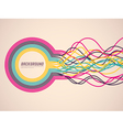 Abstract ribbons vector image