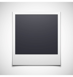 Photo frame isolated on white background vector image
