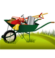 Set of garden tools vector image