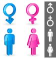 Gender symbols vector image