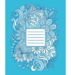 Hand drawn frame vector image