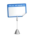 Name Tag vector image