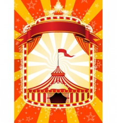 Circus poster vector image
