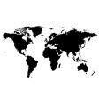 World map vector image