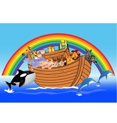 Noah ark vector image