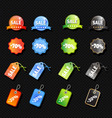 Sale stickers vector image