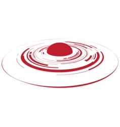 Red button Red button vector image