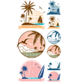 Beach Symbols vector image