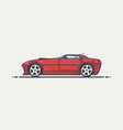 Fictional sport car vector image