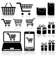 Shopping Cart Sign vector image