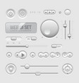 Web UI Elements vector image