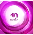 Violet abstract swirl background vector image
