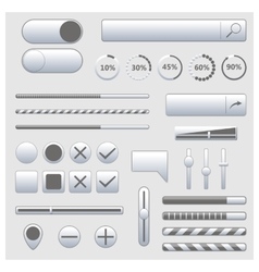 Set of web elements Set of web elements vector image