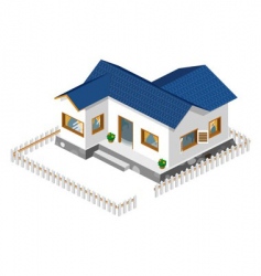 Rich house vector image