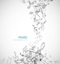 Abstract background with tunes vector image