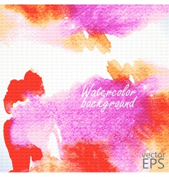 Abstract watercolor background vector image
