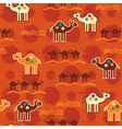 Desert seamless pattern vector image