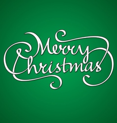 Merry christmas hand lettering Merry christmas hand lettering vector image