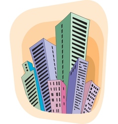 City vector image