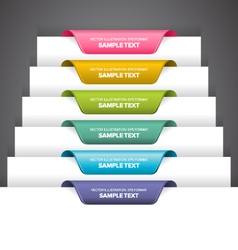 Bookmark labels vector image