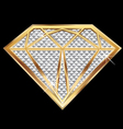 Diamond vector image