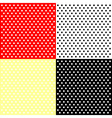 Four polka dots backgrounds vector image