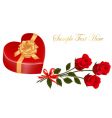 Valentine background vector image
