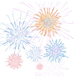 Holiday firework vector image