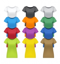 Women t-shirts Women t-shirts vector image