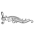 Clef music notes Clef music notes vector image