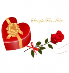 Valentine background vector image