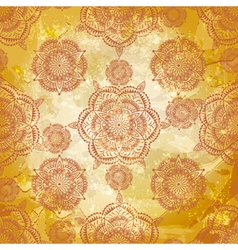 Spring retro seamless floral vector image