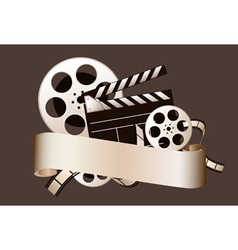 Film elements vector image