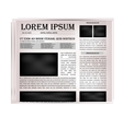 Newspapers and news icon vector image