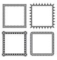 Geometric ornamental frames vector image