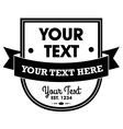 Travel Label vector image